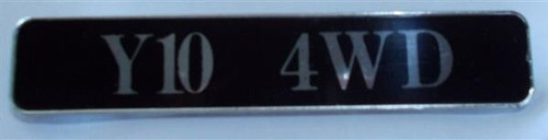 Sigla posteriore y10 4wd - y10, per
