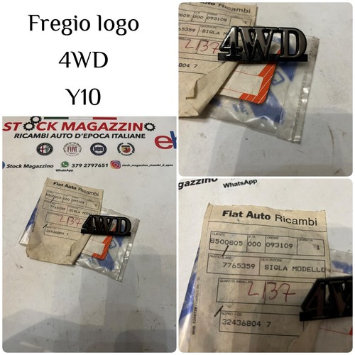 Autobianchi y10 4wd ant logo - y10,
