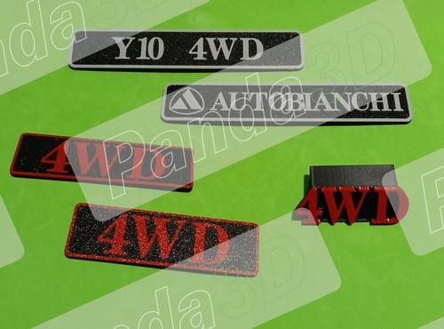 Kit targhette y10 4wd - targhette,