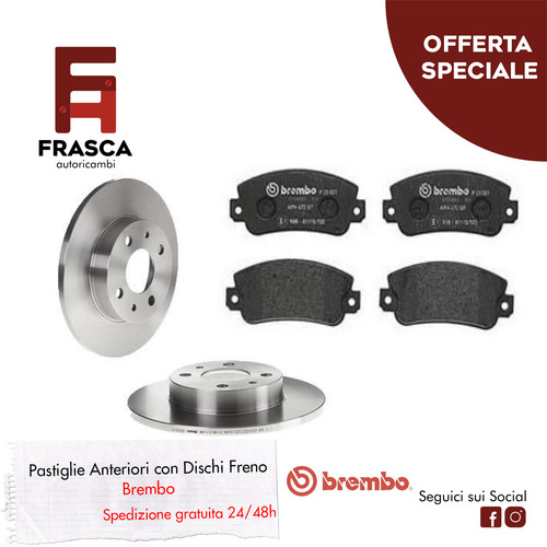 Kit dischi freno - freno, pastiglie